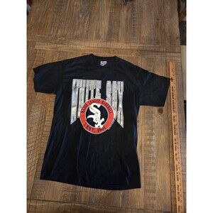 Vintage 1990 Chicago White SOX T-Shirt Made In USA Size Large Single Stitch